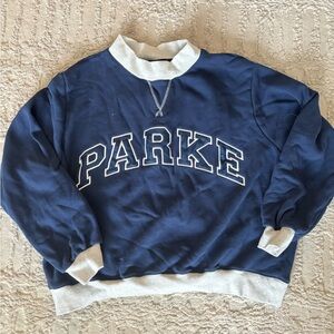 PARKE Women's Navy Blue Sweater